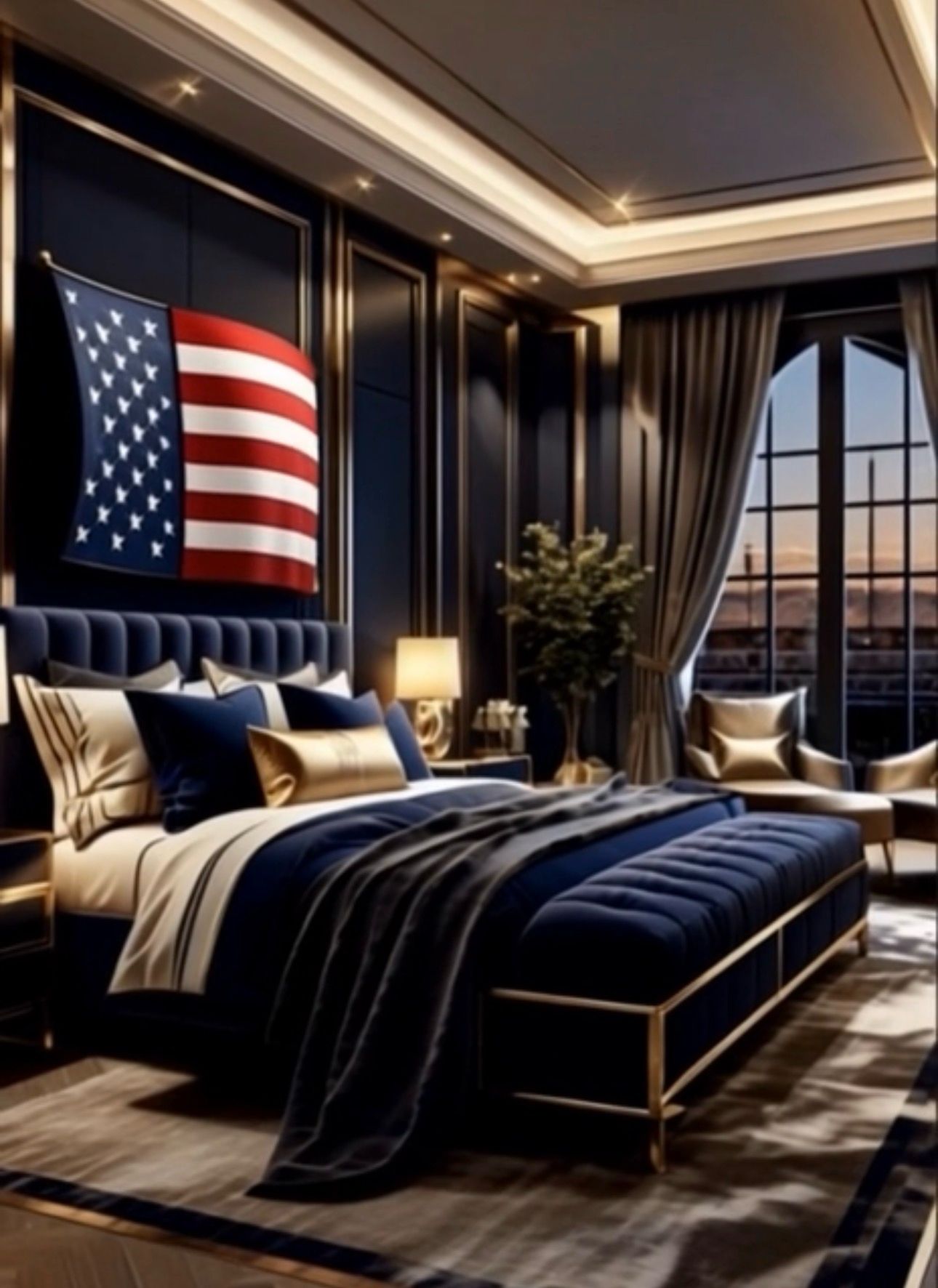 Military Housing Bedroom Full View